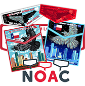NOAC scholarship flap sets 2022 (ships spring 2022)